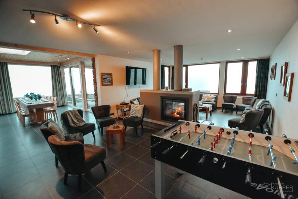 Les Loneux 27 Pers, Malmedy - Vue Incroyable - Wellness, Billard, Home Cinema エクステリア 写真